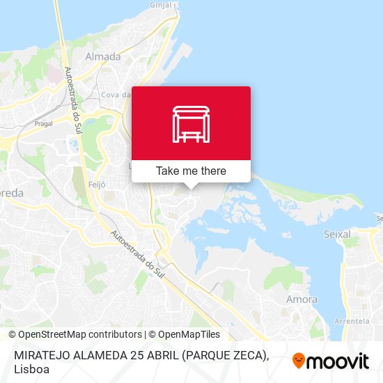 MIRATEJO ALAMEDA 25 ABRIL (PARQUE ZECA) map
