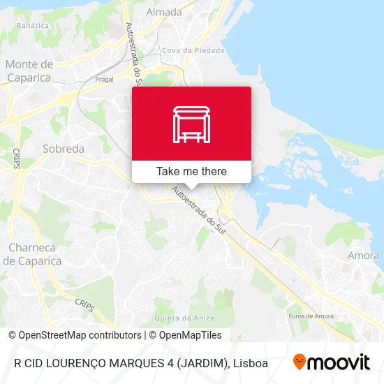 R CID LOURENÇO MARQUES 4 (JARDIM) map