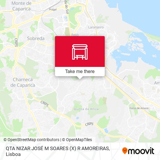 QTA NIZAR JOSÉ M SOARES (X) R AMOREIRAS map