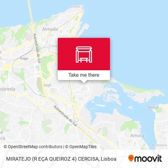 MIRATEJO (R EÇA QUEIROZ 4) CERCISA map