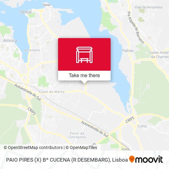 PAIO PIRES (X) Bº CUCENA (R DESEMBARG) map