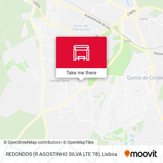 REDONDOS (R AGOSTINHO SILVA LTE 78) map