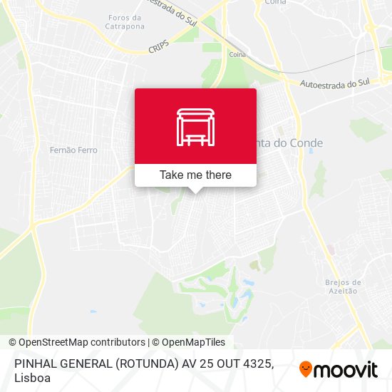 PINHAL GENERAL (ROTUNDA) AV 25 OUT 4325 map