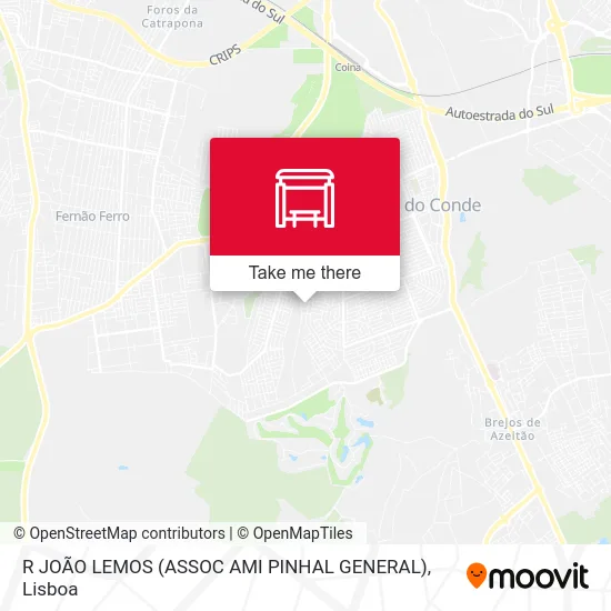 R JOÃO LEMOS (ASSOC AMI PINHAL GENERAL) map