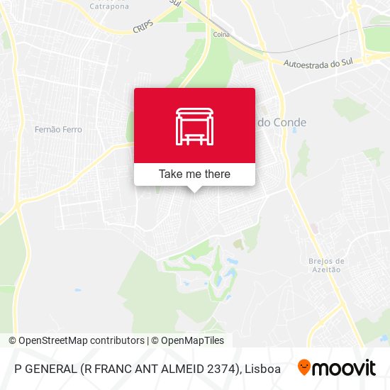 P GENERAL (R FRANC ANT ALMEID 2374) map