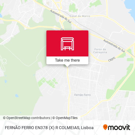 FERNÃO FERRO EN378 (X) R COLMEIAS map