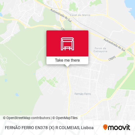 FERNÃO FERRO EN378 (X) R COLMEIAS mapa