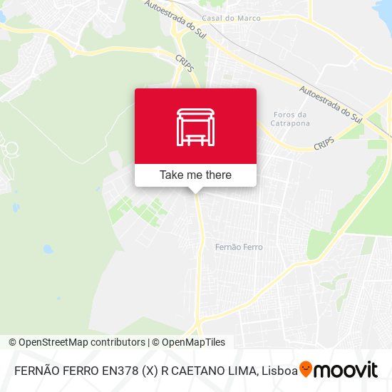 FERNÃO FERRO EN378 (X) R CAETANO LIMA map