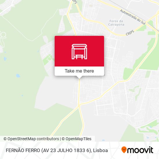 FERNÃO FERRO (AV 23 JULHO 1833 6) mapa
