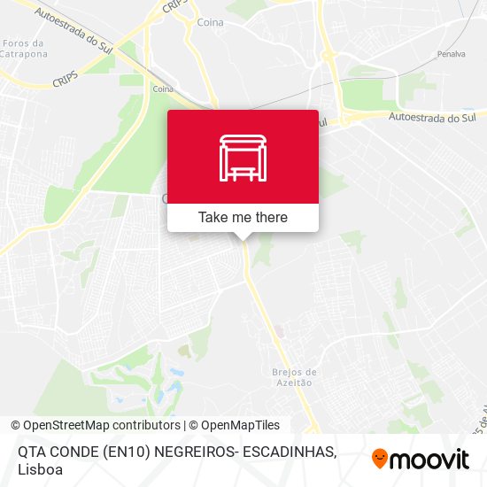 QTA CONDE (EN10) NEGREIROS- ESCADINHAS map