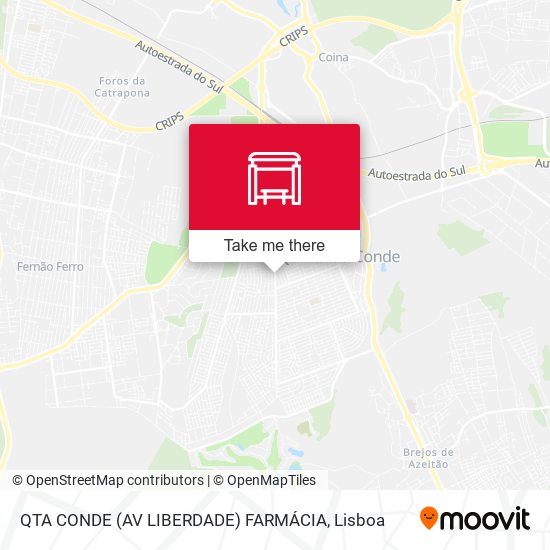 QTA CONDE (AV LIBERDADE) FARMÁCIA map