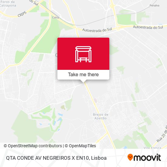 QTA CONDE AV NEGREIROS X EN10 map