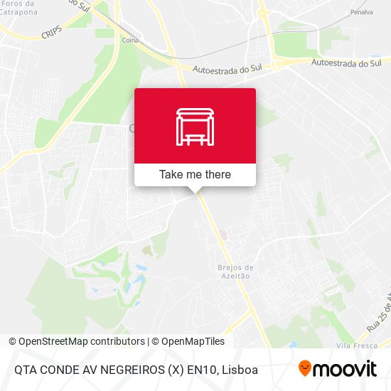 QTA CONDE AV NEGREIROS (X) EN10 mapa