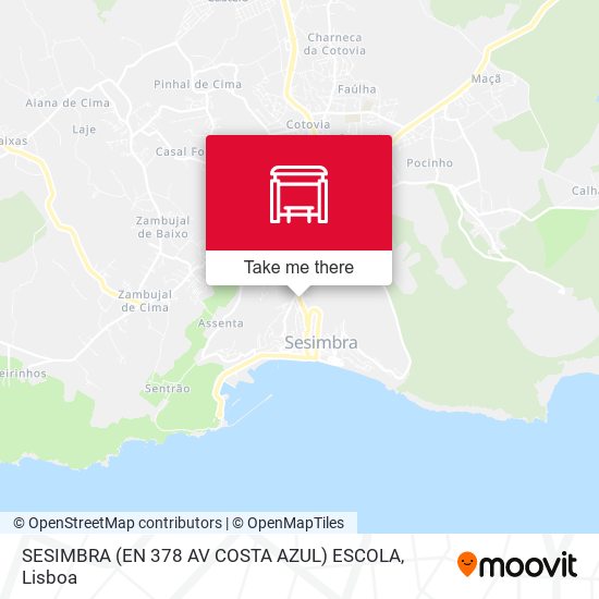 SESIMBRA (EN 378 AV COSTA AZUL) ESCOLA map