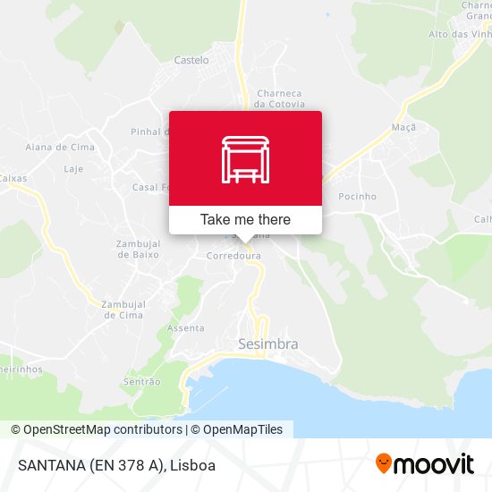 SANTANA (EN 378 A) mapa