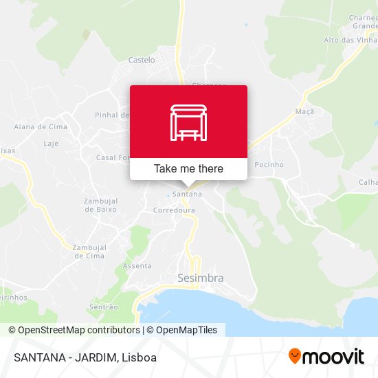 SANTANA - JARDIM mapa