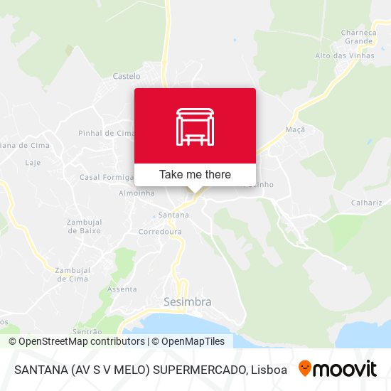 SANTANA (AV S V MELO) SUPERMERCADO mapa