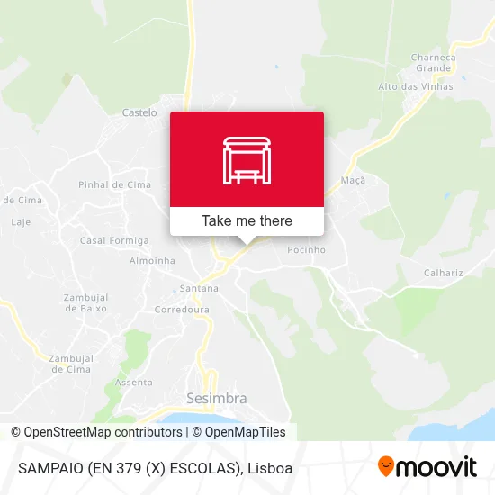 SAMPAIO (EN 379 (X) ESCOLAS) map