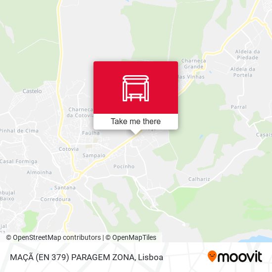 MAÇÃ (EN 379) PARAGEM ZONA map
