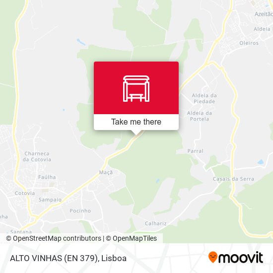 ALTO VINHAS (EN 379) mapa