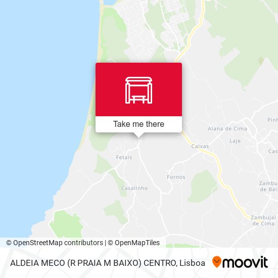 ALDEIA MECO (R PRAIA M BAIXO) CENTRO map