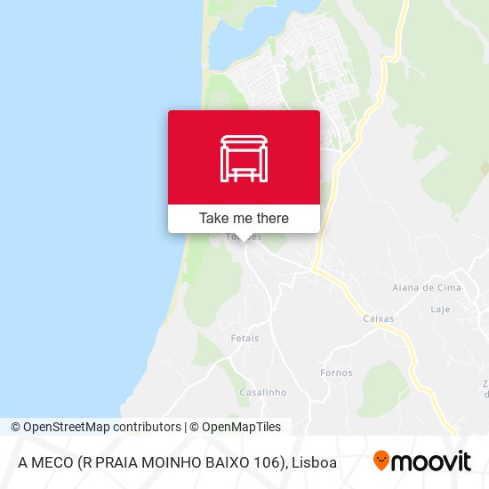 A MECO (R PRAIA MOINHO BAIXO 106) mapa