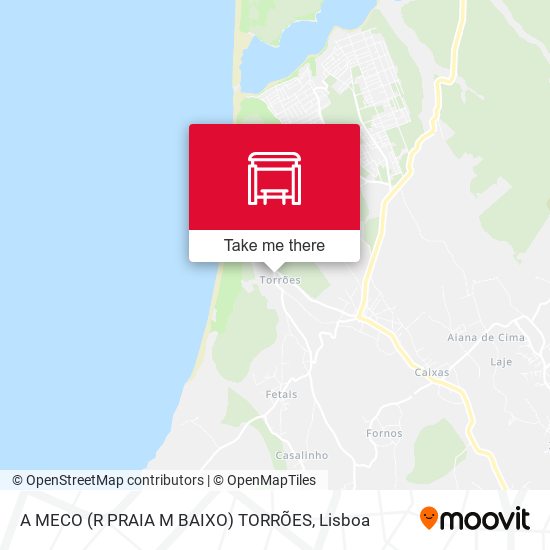 A MECO (R PRAIA M BAIXO) TORRÕES mapa