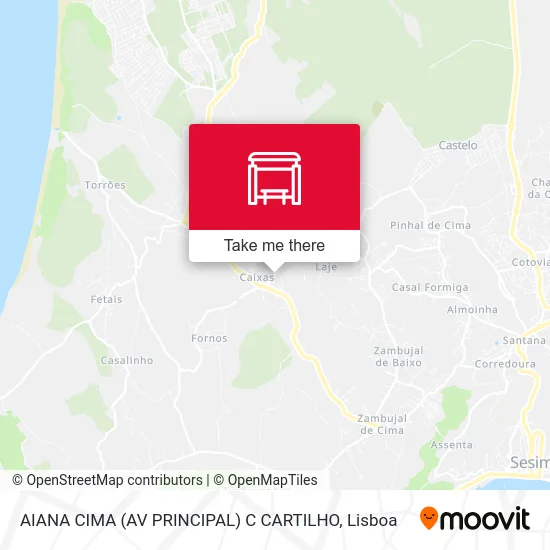 AIANA CIMA (AV PRINCIPAL) C CARTILHO map