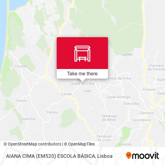 AIANA CIMA (EM520) ESCOLA BÁSICA map