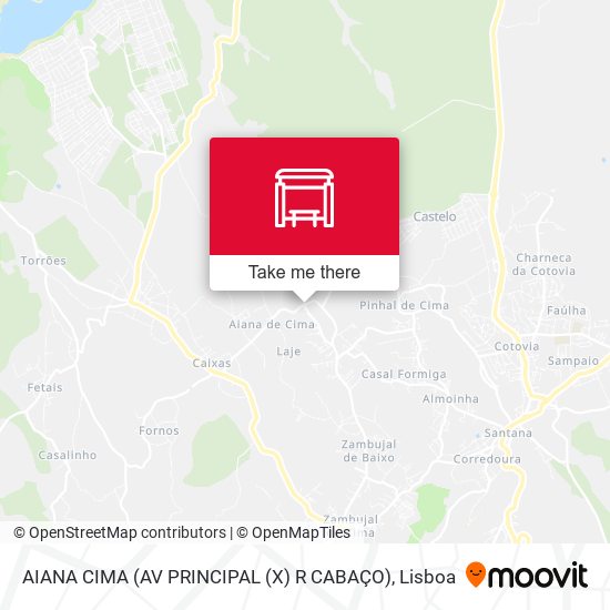 AIANA CIMA (AV PRINCIPAL (X) R CABAÇO) map