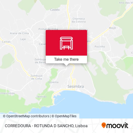 CORREDOURA - ROTUNDA D SANCHO map
