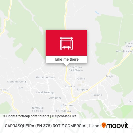 CARRASQUEIRA (EN 378) ROT Z COMERCIAL map