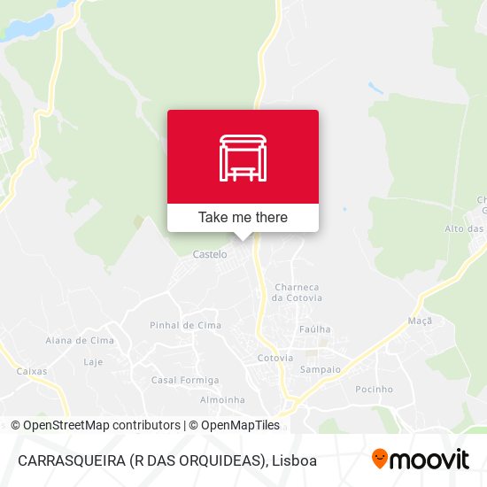 CARRASQUEIRA (R DAS ORQUIDEAS) map