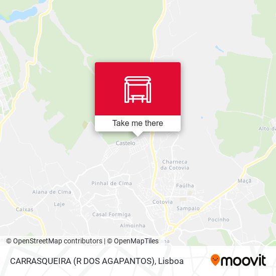CARRASQUEIRA (R DOS AGAPANTOS) mapa