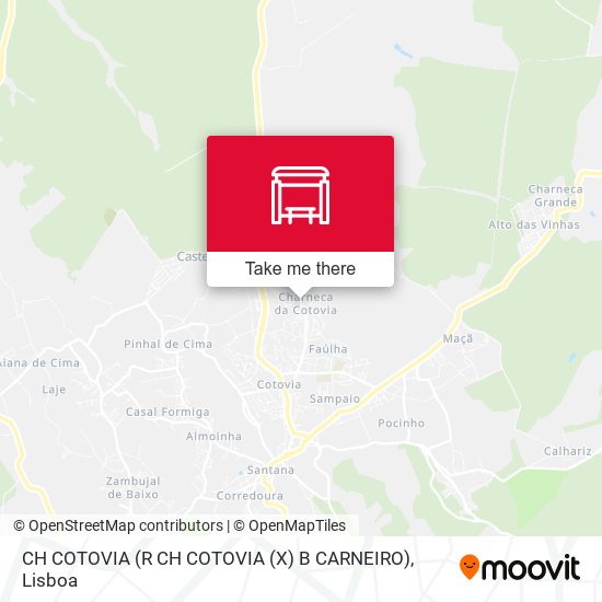 CH COTOVIA (R CH COTOVIA (X) B CARNEIRO) map