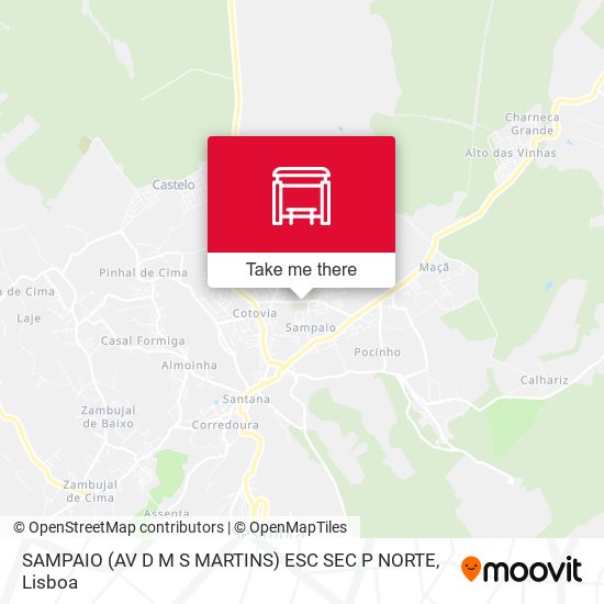 SAMPAIO (AV D M S MARTINS) ESC SEC P NORTE map