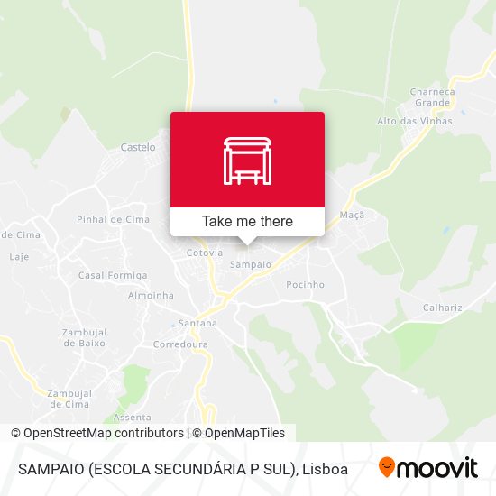 SAMPAIO (ESCOLA SECUNDÁRIA P SUL) mapa