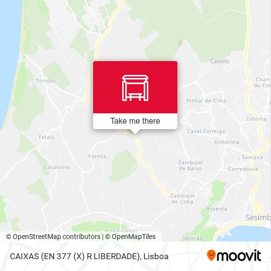 CAIXAS (EN 377 (X) R LIBERDADE) map