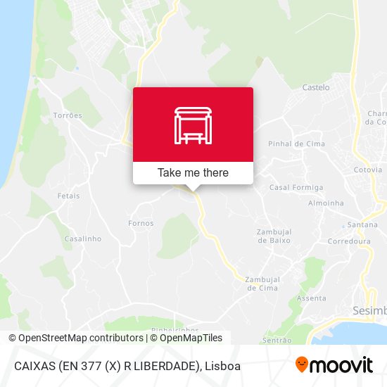 CAIXAS (EN 377 (X) R LIBERDADE) map