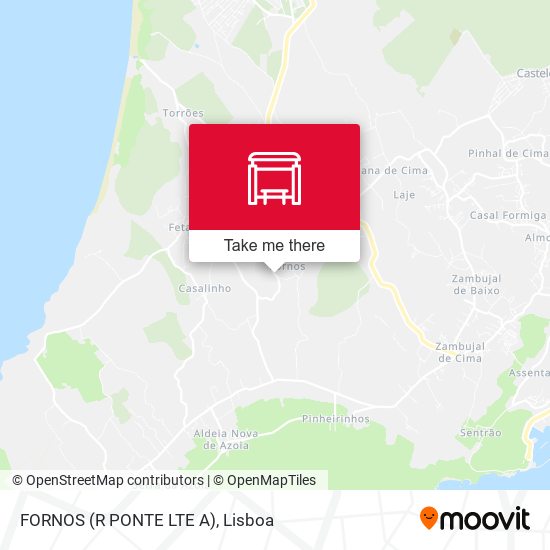 FORNOS (R PONTE LTE A) mapa