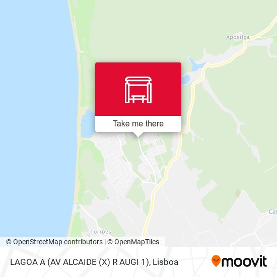 LAGOA A (AV ALCAIDE (X) R AUGI 1) map