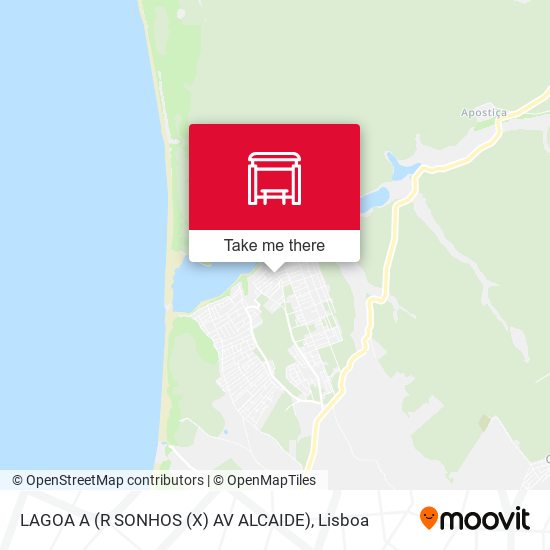LAGOA A (R SONHOS (X) AV ALCAIDE) map