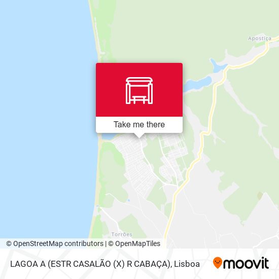 LAGOA A (ESTR CASALÃO (X) R CABAÇA) map