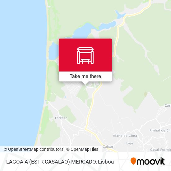 LAGOA A (ESTR CASALÃO) MERCADO map
