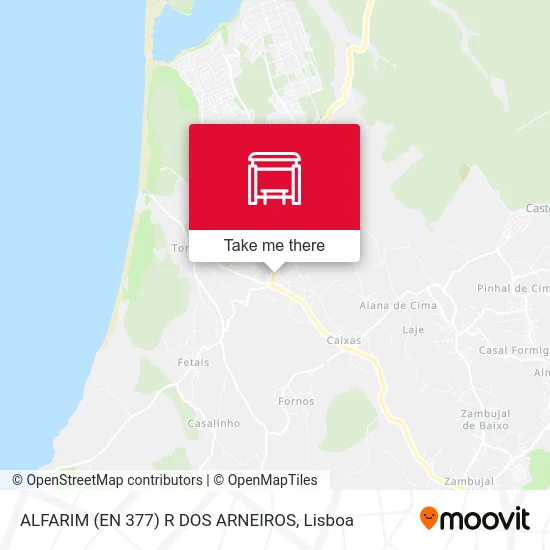 ALFARIM (EN 377) R DOS ARNEIROS map