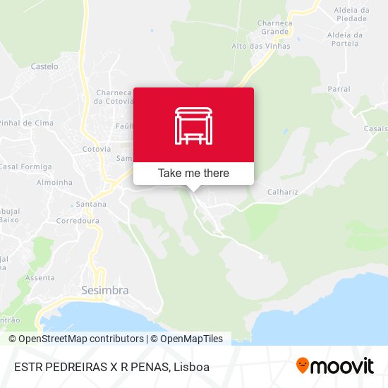 ESTR PEDREIRAS X R PENAS map