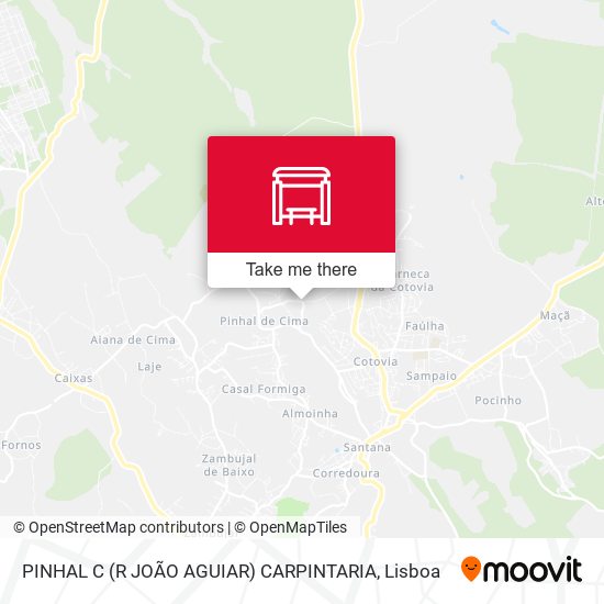 PINHAL C (R JOÃO AGUIAR) CARPINTARIA map