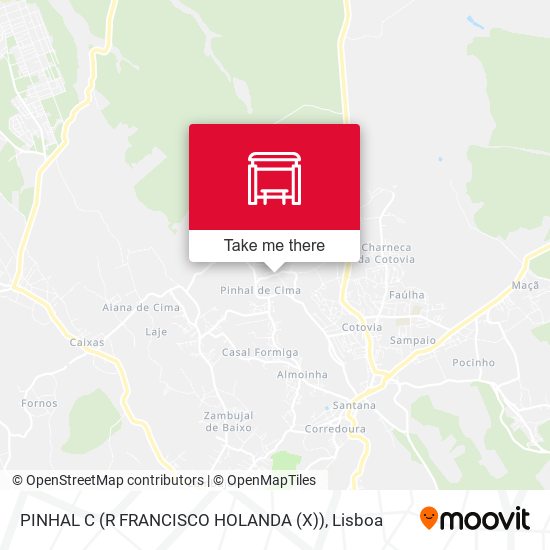 PINHAL C (R FRANCISCO HOLANDA (X)) mapa