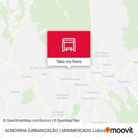ALMOINHA (URBANIZAÇÃO ) MINIMERCADO map