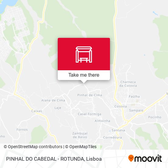 PINHAL DO CABEDAL - ROTUNDA map